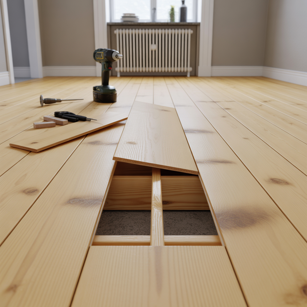 knarrande tragolv orsaker felsokning och atgarder