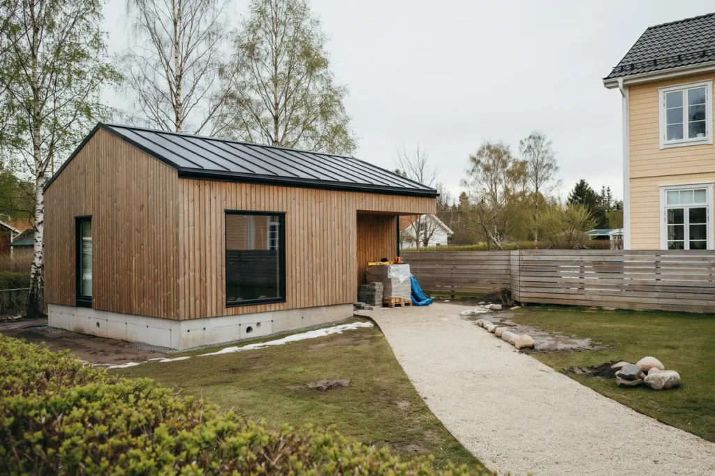 bygga attefallshus p tomten regler kostnader och smart planering f r villa gare