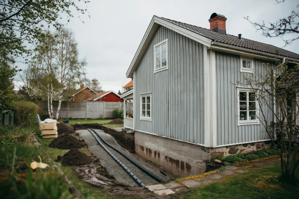 dr nera husgrund tecken p problem kostnad och r tt l sning f r svenska villa gare