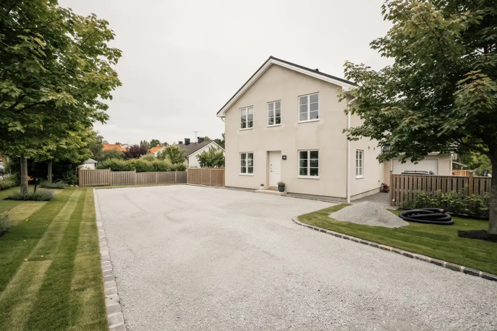 markarbete och tomtplanering f r ny uppfart i amhult torslanda
