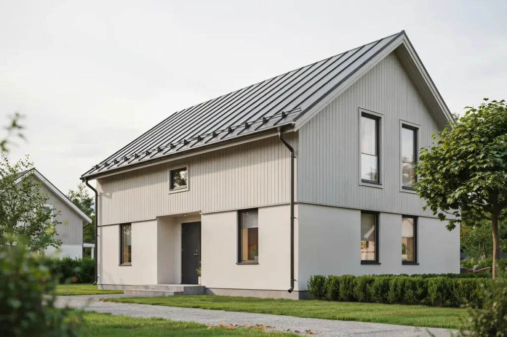 fasadrenovering och till ggsisolering av villa i amhult torslanda